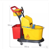 Super Clean Bright B-046 Press-Down Water Squeezing Truck Mop Bucket Mop Car Floor Mop Water Squeezi