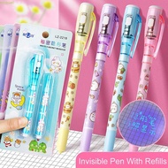 MIQUEL Invisible Pen With Refills, Mysteriously Disappearing With Small Light Cute Invisible Marker,