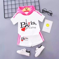 COD Baju anak setelan anak perempuan baju hodie kupluk anak perempuan setelan anak cewek terbaru set