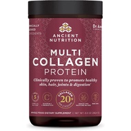 Ancient Nutrition Hydrolyzed Collagen Peptides 8.6oz Powder Unflavored Multi Collagen Powder Packets for Women and Men with Vitamin C, 24 Servings, Supports Skin Nails, Gut Health