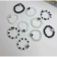 Love Bead Ring || Love Silver Bead Ring