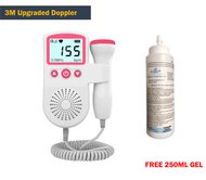 3MHz Upgraded Fetal doppler Baby heart rate detector Ultrasound monitor for pregnant with 250ml of c