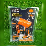 PUMPKIN ไขควงไฟฟ้าไร้สาย 4.0V รุ่น J-4D1501S15 (50332) ROTARTING HANDLE 90 ํ TO 180 ํ พร้อมข้อต่อและ