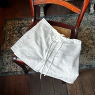 Mira Bangkok Pony skirt Lace With Floral Buttons And Bow Tie In Front