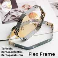Flex Frame Various Sizes Internal Flex Frame/ Clip-on Wallet Bag