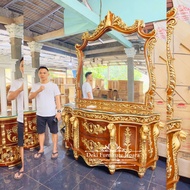 Meja Rias Make Up Kamar Tidur Mewah Modern Terbaru Jati Jepara Asli Meja Hias Lemari Rias Minimalis