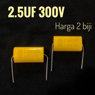 2 Biji 2.5uf 300Vac Capacitor alpha RC-55 RC55