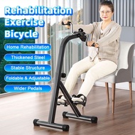 Foldable Elderly Rehabilitation Exercise Bicycle Indoor Fitness Bike With Counter Arm Leg Feet Train