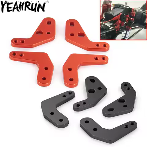 YEAHRUN 4PCS Shock Mount Tower Suspension Extension Height Angle Stand for 1/10 Axial SCX10 II 90046
