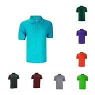 Men’s Plain Polo Shirt sport short sleeve collar | baju t-shirt lelaki kosong sukan kolar lengan pen