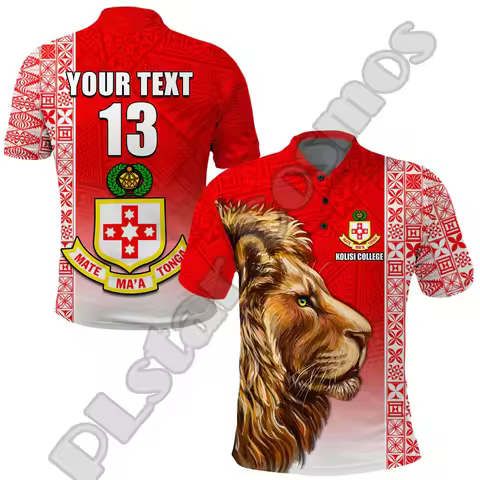 Custom Name Polynesian Tonga Liahona Hight School Tattoo 3DPrint Streetwear Summer Harajuku Casual P