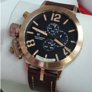 U Boat Men Chronograph  Leather And rubber Straps watches