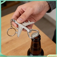 [doverywell]   Novelty Bottle Opener Aircraft Model Keychain Airplane Bottle Opener Keychain Metal A
