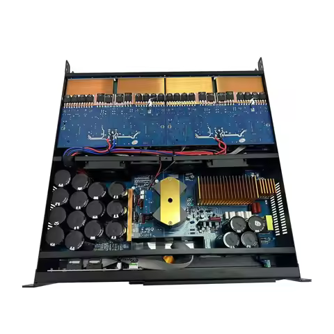 LA8 Professional DSP Digital Power Amplifier 4x1500W 8OHM DJ Subwoofer Amplifier Line Array Speaker 