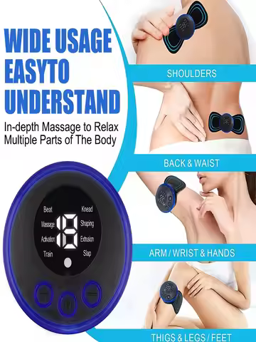 Ems Massager Kit, Foot Massager Pad, Body Massager Patch For Whole Body