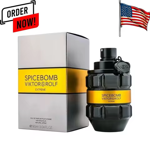 Viktor & Rolf Boom! Men's Perfume - Spicy Wood Mixed With Amber and Vanilla, 3.4 Ounces, Lasting Fra