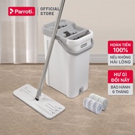 Bộ lau nhà tự vắt thông minh cây lau nhà tự vắt chổi lau nhà 360 độ lau sạch khô nhanh 2 Miếng lau –