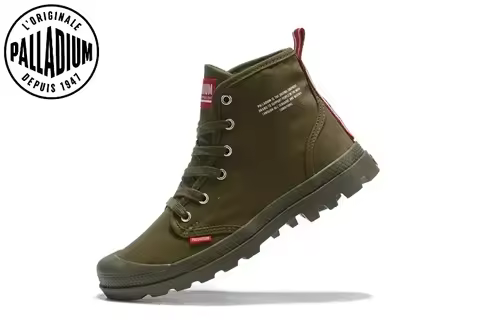PALLADIUM Classic Outdoor Men Canvas Ankle Botas High Quality Cowboy Winter Military Army Tactical M