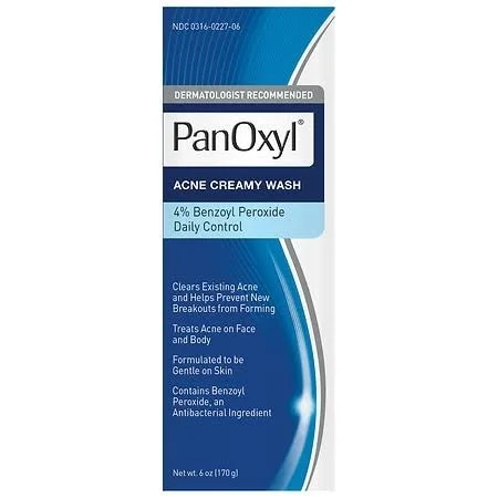 Authentic Panoxyl acne creamy wash 4%