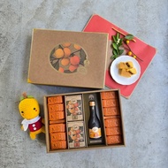 桔鋒禮盒LC2(金桔酥12入+金桔蜜餞、果片+自選搭配)-附提袋
