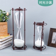 Decoration Home Iron Creative Timing Hourglass 60-120 Unique Office Minutes Art Decoration Retro Stu