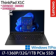 《Lenovo 聯想》ThinkPad X1 Carbon Gen 11(14吋WUXGA/i7-1360P/32G/1TB PCIe SSD/W11Pro)
