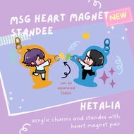 hetalia mal heart magnet standee linked acrylic hetalia malaysia