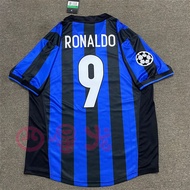 2025 British NEW 98-99 Inter Home Retro Jersey No. 9 Daluo Football Uniform Old Inter Milan Match Un