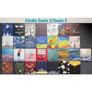 Kindle Oasis 3/Oasis 2 Leather Cover, Kindle Oasis 2/Kindle Oasis 3 Reader Case