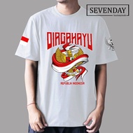 Independence Day Shirt Tops for Men and Women, Hutri Thsirt Garuda, 3/4 Sleeves, Indonesian Independ