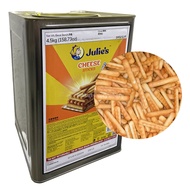 TIN BISKUT JULIE'S CHEESE STICKS 4.5KG