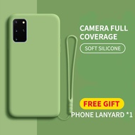 Casing Samsung A51 A71 A50 A30S A50S A20 A30 Soft phone Case Liquid Silicone Cover