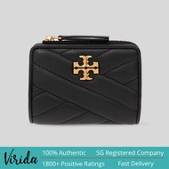 Tory Burch Kira Chevron Bifold Wallet Black 153121