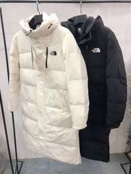 全新韓版the north face jacket the north face外套the north face羽絨the north face  the north face 中長款白鴨絨羽絨服