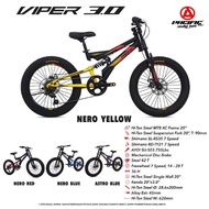 SEPEDA GUNUNG MTB ANAK 20 INCH PACIFIC VIPER 3.0 BAN JUMBO SHIMANO 7 SPEED UNTUK ANAK UMUR 9 TAHUN -