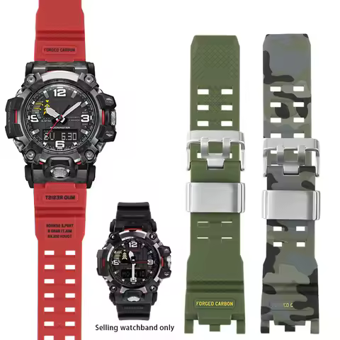 Watch Accessories For Casio G-SHOCK GWG-2000 GWG-2040 Mudmaster Replacement Strap Men Sports Waterpr