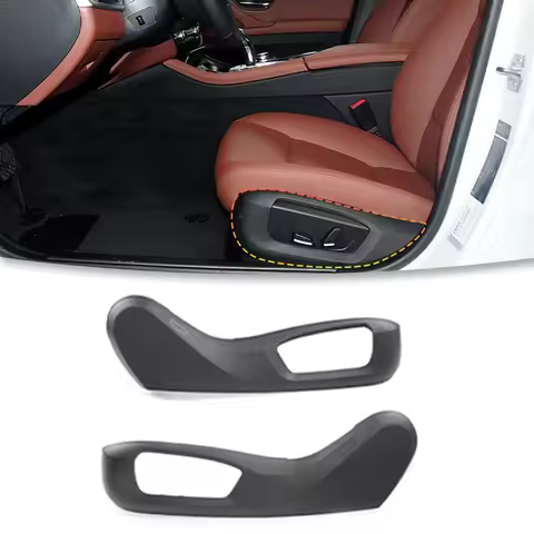 For BMW F15 F02 F01 F11 Front Outer Seat Track Cover Easily Install Sturdy Replacement Car Accessori