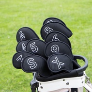 Montela Golf Iron Covers,Golf Iron Head Covers Mesh Golf Iron Covers Set 10pcs Golf Iron Headcovers,