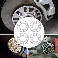 [LMC]  4PCS Wheel Rim Spacers 10mm High Strength Aluminium Alloy Wheel Hub Spacers For 4 And 5 Lugs 