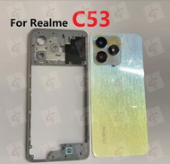 Back cover housing For Realme C53 RMX3760 Middle frame