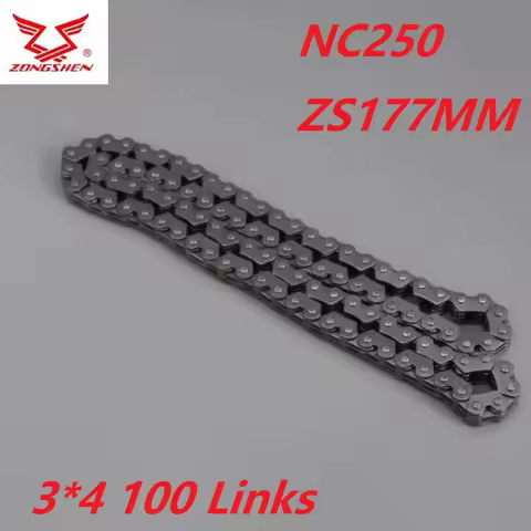 NC250 timing time chain 3x4 100loops for zongshen 250cc 4valve engine RX3 zs250gy xmotos apollo miki