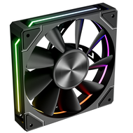 X-GAMERX A12 Computer Chassis Fan 12cm ARGB 4 Pin PWM Quiet Cooling Fan 12V Large Air Volume 71.66CF