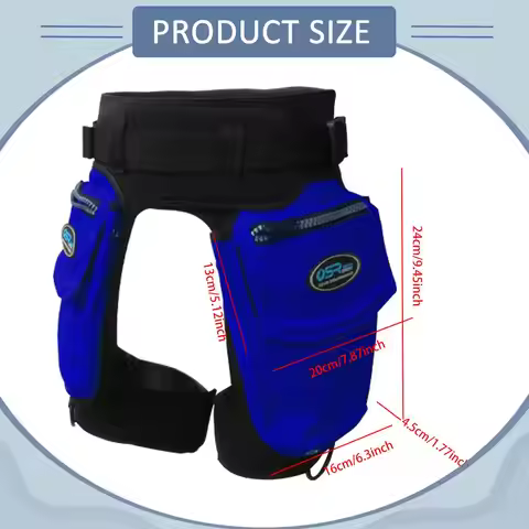 Diving Gear Tech Shorts 3mm Neoprene Adjustable Waist Scuba Wetsuit Shorts with Pockets for Dive Clo