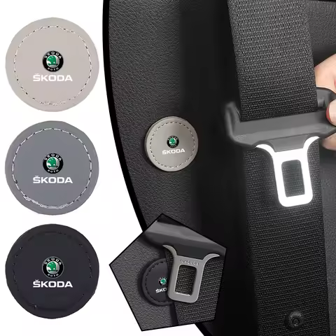 Magnetic Car Seat Belt Limiter Stopper Stabilizer Accessories For Skoda Octavia 1 2 3 4 PRO Kodiaq E