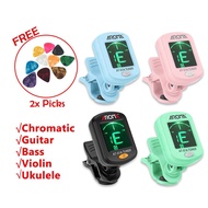 Aroma (AT-01A) acoustic guitar tuner-for electric bass violin ukulele 2 pick electric acoustic guitar tuner