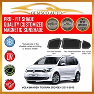 Volkswagen Touran 2nd Gen 2015-2021 (6 / 7pcs) Car Magnetic Sunshade /Rear Windscreen Sunshade / Boot Tray