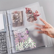 PVC A4 Size Binder Pockets Bag for 3 or 4 Rings Clear Binder Folders For A4 type Notebook Binder Fil