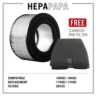 Honeywell Compatible Replacement Filters for 28725, 17400, 17450, 18400, 18450 [HEPAPAPA]