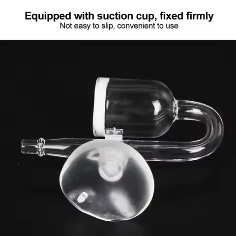 High Transparent Glass Aquarium CO2 Refiner Mini Size Glass CO2 Dissolver Diffuser Diffuser Aquarium