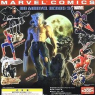 MARVEL 轉蛋 扭蛋 HEROS 美國英雄 蜘蛛人+鋼鐵人+金剛狼+X戰警 3套 BANDAI